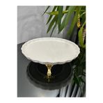 PARILTI HOME COLLECTİON Porselen, Metal Ayaklı Sofra & Sunum & Servis Tabağı
