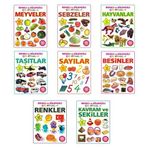 Parıltı Okul Öncesi Renkli ve Eğlenceli Çıkartmalar Seti 8 Kitap