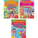 Parıltı Yayınları Muhteşem Çıkartmalar ve Aktiviteler Serisi 3 Kitap - Yaz Zamanı+Oyun Zamanı+Oyuncaklar - 3+ Yaş - Okul Öncesi - 3 Kitap - Set - Çıkartma - Etkinlik - Bulmaca