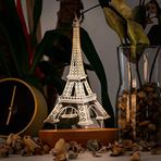 Paris Eyfel Kulesi 3 Boyutlu LED Masa Lambası - USB Bağlantılı Sarı Işık