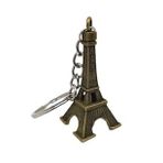 Paris Eyfel Kulesi 3D Metal Anahtarlık Gold