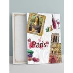 Paris Eyfel Kulesi Kanvas Tablo, Romantik ve Sanatsal Duvar Dekoru, Ev Hediyesi