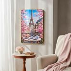 Paris Eyfel Manzaralı Dekoratif Metal Tablo 40x60 Duvar Panosu Ev Ofis Duvar Dekoru Hediyelik Eşya