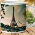 Paris Eyfer Kulesi Baskılı Kupa