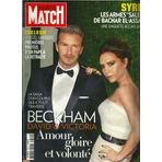 Paris Match, 7 AU 13 MARS 2013: SYRIE, LES ARMES SALES DE BACHAR EL-ASSAD, BECKHAM,DAVID ET VICTORIA, PAPA A LA RETRAITE ET AUTRES