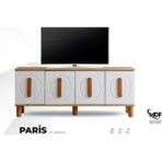 Paris Mdf Tv Ünitesi - Beyaz - Ceviz