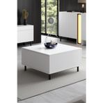 PARİS ORTA SEHPA METAL AYAKLI MODERN BEYAZ SEHPA