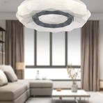 Paris Tekli Beyaz 3 Renkli 37 Watt Ledli Modern Oturma Odası, Koridor, Salon Led Avize Diğer