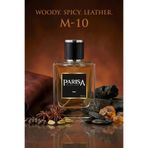 parisa M-10 Signature Man Edp 50 ml - Siyah Biber & Deri Notalı Karizmatik Odunsu Erkek Parfümü PRSM10