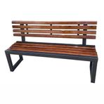 Park Bankı Park Sandalyesi Açık Hava Bankı Açık Avlu Alışveriş Merkezi Dinlenme Sırt Sandalyesi Masif Ahşap Bank Dış Mekan Mobilyaları, A 180cm,A 180cm