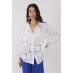 Park Moda 23019 KRİZANTEM GÜPÜR DANTEL GÖMLEK