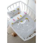 Park Yatak Nevresim Takımı (80x120) - Pure Baby Serisi - Doodle Unicorn