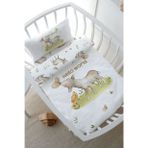 Park Yatak Nevresim Takımı (80x120) - Pure Baby Serisi - Kelebekle Oynayan Kuzu