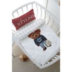 Park Yatak Nevresim Takımı (80x120) - Pure Baby Serisi - Sportmen Ayıcık
