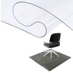 Parke Zeminler için Şeffaf PVC Ofis Koltuğu Mat 75x120cm 150x120cm 180x200cm Dayanıklı Zemin Koruyucu Tekerlekli Sandalyeler ve Masalar için Halı için Değil (30x50cm Boyut)