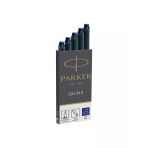 Parker Dolma Kalem Kartuşu Quink Yıkanabilir Mavi (5 Li Paket) 1950383