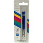 Parker Jel Kalem Refill Plastik Gövde, 2'li Blister M Uç Mavi - 1 Çift