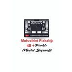 Parker Otomotiv Kişiye Özel Isimli Motor Plakalık