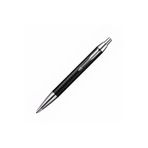 Parker S0949680 IM birinci sınıf tükenmez kalem (mat siyah, krom kenarlı, orta çizgi kalınlığı), yazı rengi mavi