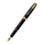 Parker Sonnet Gt Dolma Kalem, F Uç, Mavi Mürekkepi Mat Siyah /