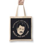 Parks And Rec Lesson Of The Swanson Bez Çanta Uzun Saplı - Açık Bej - 40 X 40