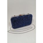 PARKTAN Yakamoz Kadın Lacivert Taşlı Abiye Clutch Portföy Çanta