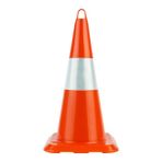 Parla 75 Cm. Kırılmaz Trafik Konisi (Tek Reflektifli)