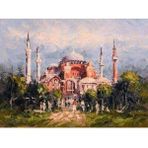 Parla Canvas Renkli Ayasofya Sayılarla 60 x 75 cm Boyama Seti