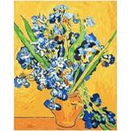Parla Canvas Van Gogh Süsen Sayılarla Rulo 100x140 cm Renkli Boyama Seti Duvar Sticker