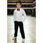 Parla Kids Erkek Çocuk Milano Papyonlu Alt Üst Takım 23 Nisan 29 Ekim 10 Kasım 19 Mayıs Gösteri Kıyafetleri - 10 - 11 Yaş - Beyaz - Siyah