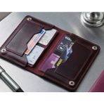 Parla Leather PASAPORT CÜZDANI KILIFI V2 El Yapımı Hakiki Gerçek Deri Pasaport Kılıfı Cüzdan Kartlık Kadın Erkek - Mor - Model 2