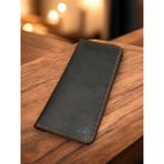 Parla Leather Samira El Yapımı Çıtçıtlı Hakiki Gerçek Deri Kadın Erkek Cüzdan Taba Rengi