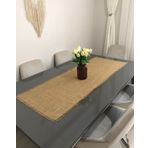 Parla Life Düz Jüt Kumaş Runner 40x140 cm Kahverenhi 40 x 140