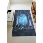 Parlak Kadife Kumaş Dijital Baskı Dot Kaymaz Tabanlı Çocuk Ve Genç Odası Halısı H0537 Renkli 80 X 150