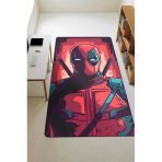 Parlak Kadife Kumaş Dijital Baskı Dot Kaymaz Tabanlı Çocuk Ve Genç Odası Halısı H0562 Renkli 100 X 300