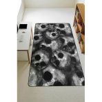 Parlak Kadife Kumaş Dijital Baskı Dot Kaymaz Tabanlı Çocuk Ve Genç Odası Halısı H0681 Renkli 80 X 150