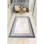 Parlak Kadife Kumaş Dijital Baskı Modern Desenli Dot Kaymaz Tabanlı Halı H1075 Renkli 100 X 300