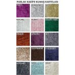 Parlak Kadife Kumaş Standart Işıltılı Lüks Sandalye Koruyucu Örtüsü - Mint - Dört Adet - 40 x 40 cm