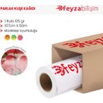 Parlak Kuşe Fotoğraf Kağıdı 135 gr (Dye) 107CM x 50MT (1 Rulo)