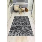 Parlak Parlak Kadife Kumaş Dijital Baskı Etnik Desenli Dot Kaymaz Tabanlı Halı Kumaş Dijital Baskı Dot Kaymaz Tabanlı Mutfak Halısı H0006 Renkli 80 X 300