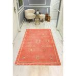 Parlak Parlak Kadife Kumaş Dijital Baskı Etnik Desenli Dot Kaymaz Tabanlı Halı Kumaş Dijital Baskı Dot Kaymaz Tabanlı Mutfak Halısı H0820 Renkli 100 X 200