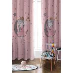 Parlak Saten Mikro Kumaş Çift Kanat Çocuk Odası Fon Perde Takımı Prd0041 Renkli 140 X 270