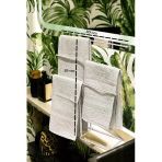 Parlak Silver 6 Kollu T Havluluk Tezgah Üstü Havlu Askılığı Banyo Mutfak Organizer Paslanmaz Metal