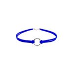 Parlament Mavi Kadın Süet Round Choker BS3430-PMRKRSC