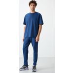 Parlament Pamuklu Kalın Yumuşak Dokulu Oversize Fit Basic Erkek Eşofman Takım - 85251