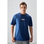 Parlament Pamuklu Kalın Yumuşak Dokulu Oversize Fit Baskılı Erkek T-Shirt - 88376