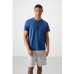 Parlament Polyester Nefes Alan Dokulu İnce Esnek Standart Fit Erkek Performans T-Shirt - 88388