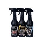 parlawax 3lü Set Hızlı Cila,torpido Bakım Detay Temizleyici 500er ml