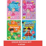 Parlayan Yıldız Çocuk Boyama Seti (4 Kitap)