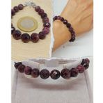 Parlayan Yıldızlar Serisi Lal (Granat-Garnet) Taşı Tasarım Bileklik
